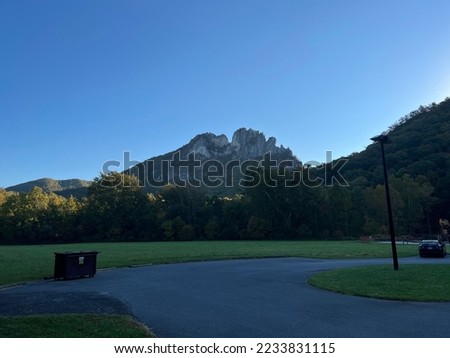 Seneca Rocks Mountain Landscape In West Virginia
