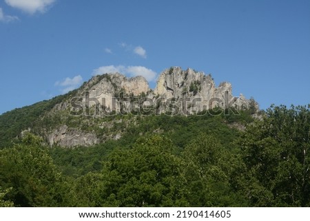 Seneca Rocks Mountain View in West Virginia