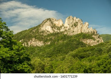 Seneca Rocks In Pendleton County West Virginia