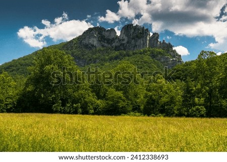 Seneca Rocks in Summer, West Virginia