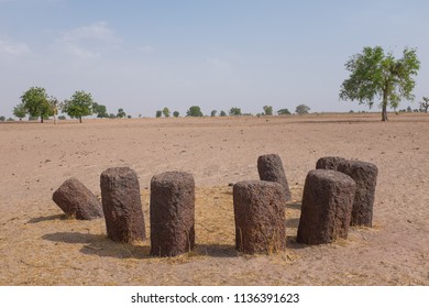 Senegambian Stone Circle At Sine Ngayene