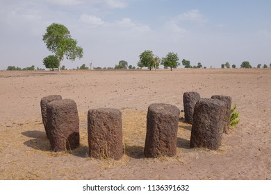 Senegambian Stone Circle At Sine Ngayene