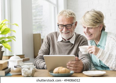 Senior Adult Using Digital Device Tablet Concept - Powered by Shutterstock