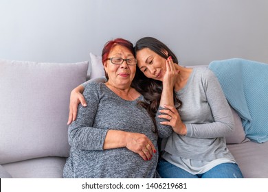 Happy Beautiful Older Asian Mother Adult Stock Photo (Edit Now) 1406219837