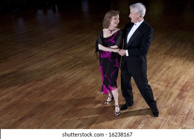 Senior Couple Ballroom Dancing