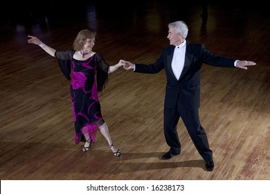 Senior Couple Ballroom Dancing