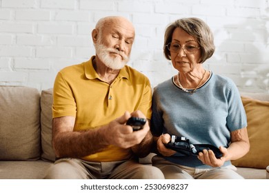 A senior couple enjoys quality time, with the wife assisting her husband in managing diabetes. - Powered by Shutterstock