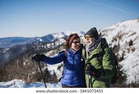 Similar – Snow-covered mountains