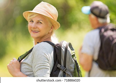 Senior Couple Hiking
