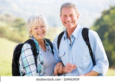 Senior Couple On Country Walk