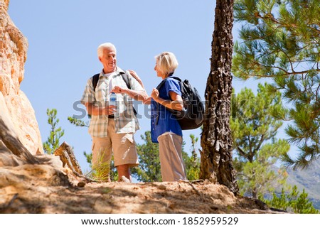 Similar – Image, Stock Photo hiking day Environment