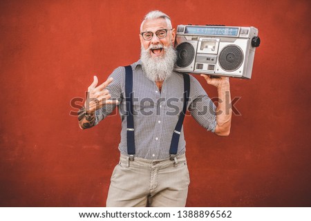 Similar – Image, Stock Photo music cassette Lifestyle