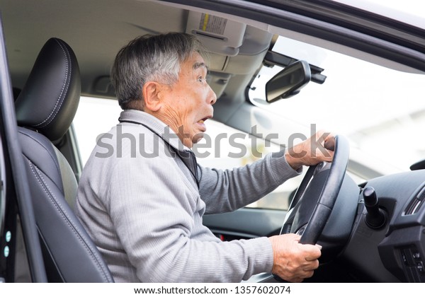 Senior driver,
danger