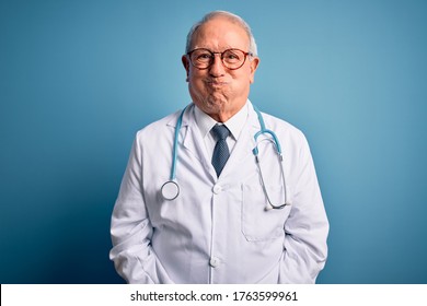 Senior Grey Haired Doctor Man Wearing Stock Photo 1763599961 | Shutterstock