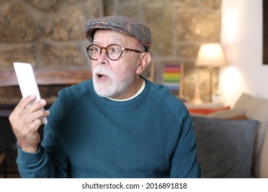 Senior Man Getting Shocking News 