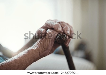 Similar – Image, Stock Photo Hand of old man holding champagne glass