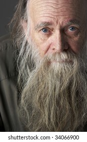 Senior Man With Long Beard