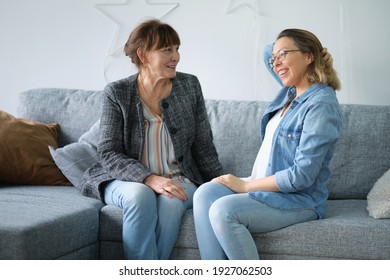 Elderly Mother Daughter Having Fun Enjoying Stock Photo (Edit Now ...