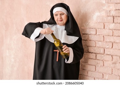 276 Nun with wine Stock Photos, Images & Photography | Shutterstock