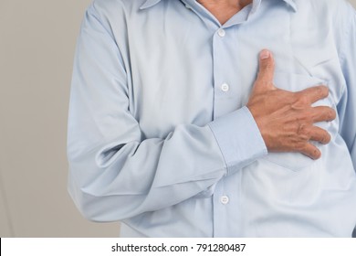 Senior Old Man Heart Attack Hand Stock Photo 791280487 | Shutterstock