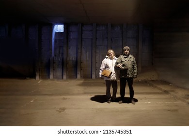 Senior Partners Hiding In An Old Nuclear Shelter