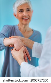 Senior Patient Having A Carpal Tunnel Syndrome Test