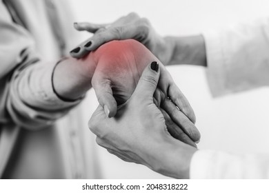 Senior Patient Having A Carpal Tunnel Syndrome Test