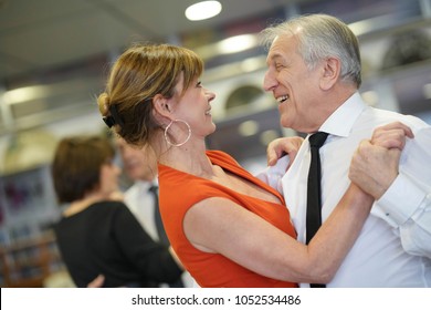 Senior People Attending Dance Class