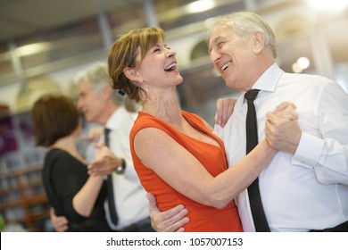 Senior People Attending Dance Class