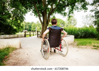 Senior People in Wheelchair - Shutterstock ID 617208746