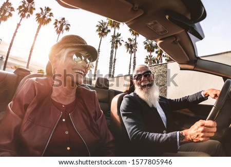 Similar – Image, Stock Photo Couple at sunset in Stuttgart