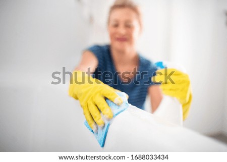 Similar – Image, Stock Photo Detail of tap with Water Flowing Strongly