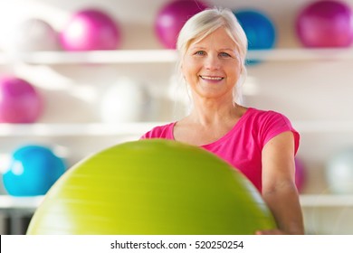 Senior Woman At The Gym
