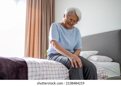 Senior Woman With Knee Pain
