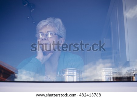 Similar – Image, Stock Photo View into time Human being