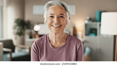 Senior woman, portrait and smile with dental treatment, whitening results and cleaning confidence. Hygiene, mouth health and cosmetics for dentures, oral care and satisfaction for teeth aesthetic - Powered by Shutterstock