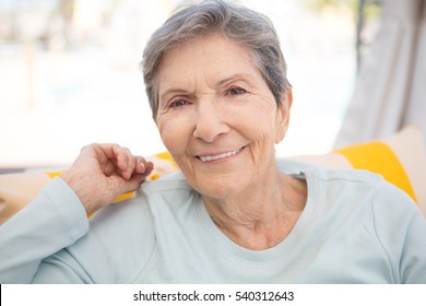 Senior Woman Smiling.