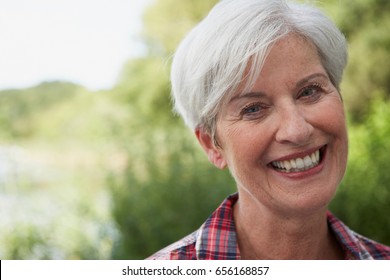 Senior Woman Smiling