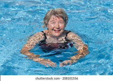 Senior Woman Swimming