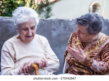 Old Woman Gossip Images Stock Photos Vectors Shutterstock