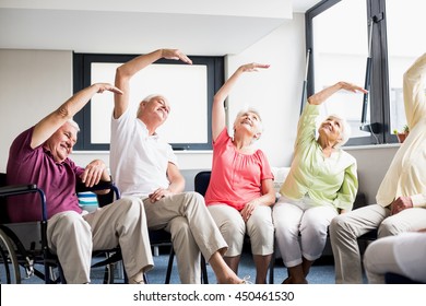 Elderly Chair Exercise Images Stock Photos Vectors Shutterstock