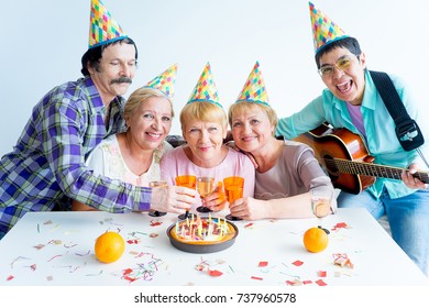 Seniors On Birthday Party Stock Photo 737960578 | Shutterstock