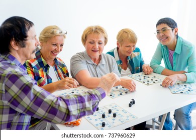 Seniors Playing Bingo