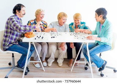 Seniors Playing Bingo