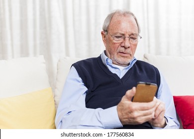 seniors using tablet and smart phone