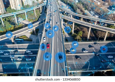Sensing system and wireless communication network of vehicle.