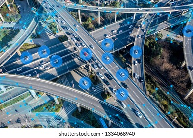 Sensing system and wireless communication network of vehicle.