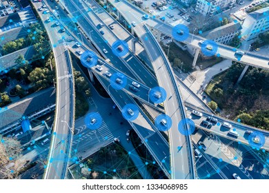 Sensing system and wireless communication network of vehicle.