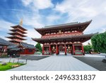 Sensoji Temple, Tokyo (Translation: The lantern reads "Kobunecho" and the picture frame reads "Sensoji Temple")