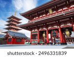 Sensoji Temple, Tokyo (Translation: The lantern reads "Kobunecho" and the picture frame reads "Sensoji Temple")